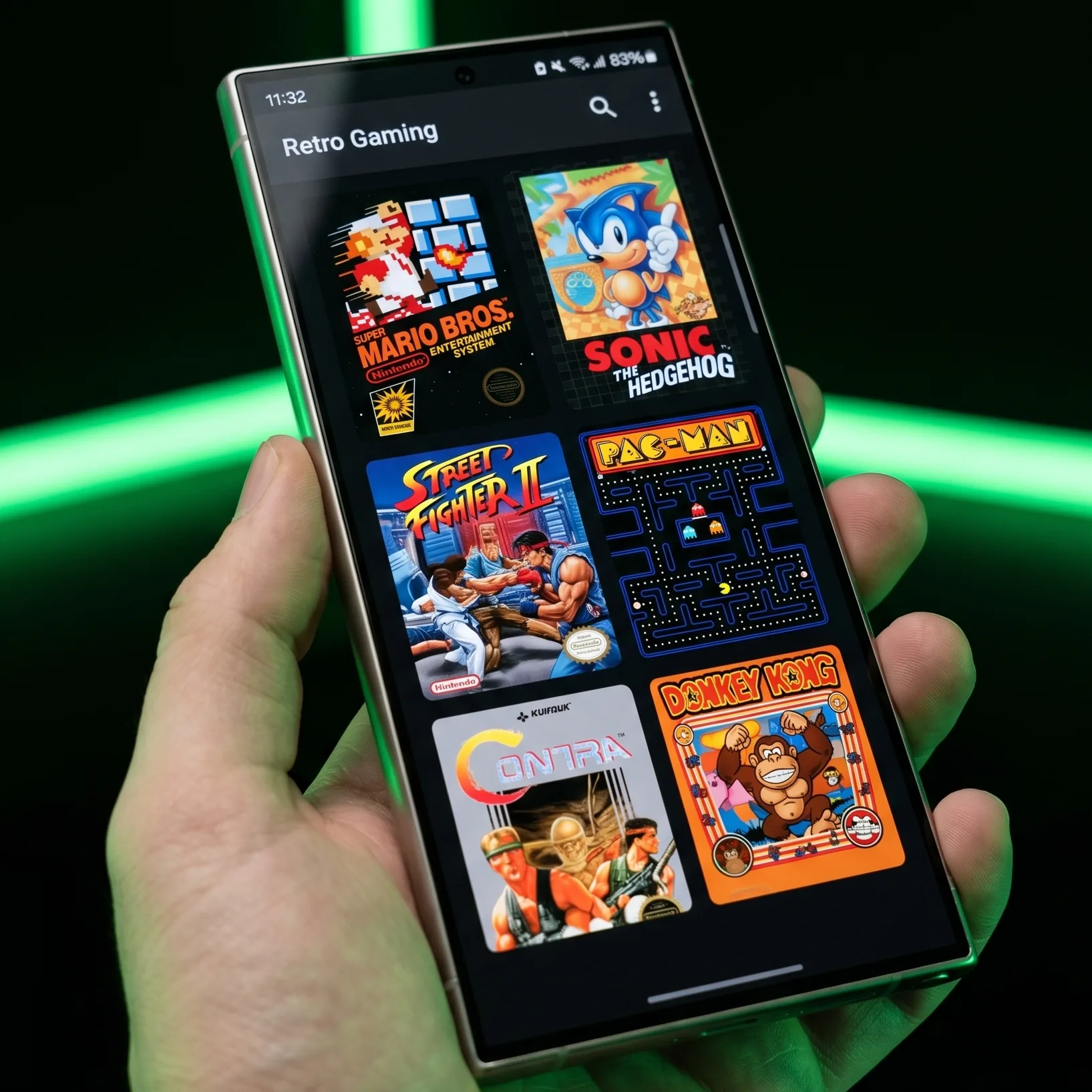 Retro Gaming Mobile